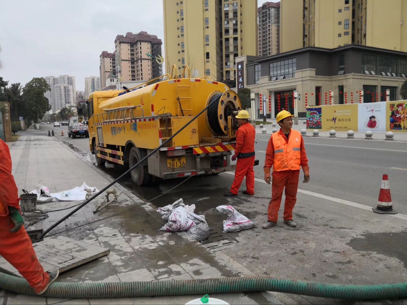 贺兰排污管道清淤-管道清洗