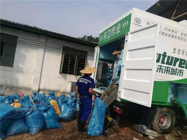 贺兰工业污泥压干处理